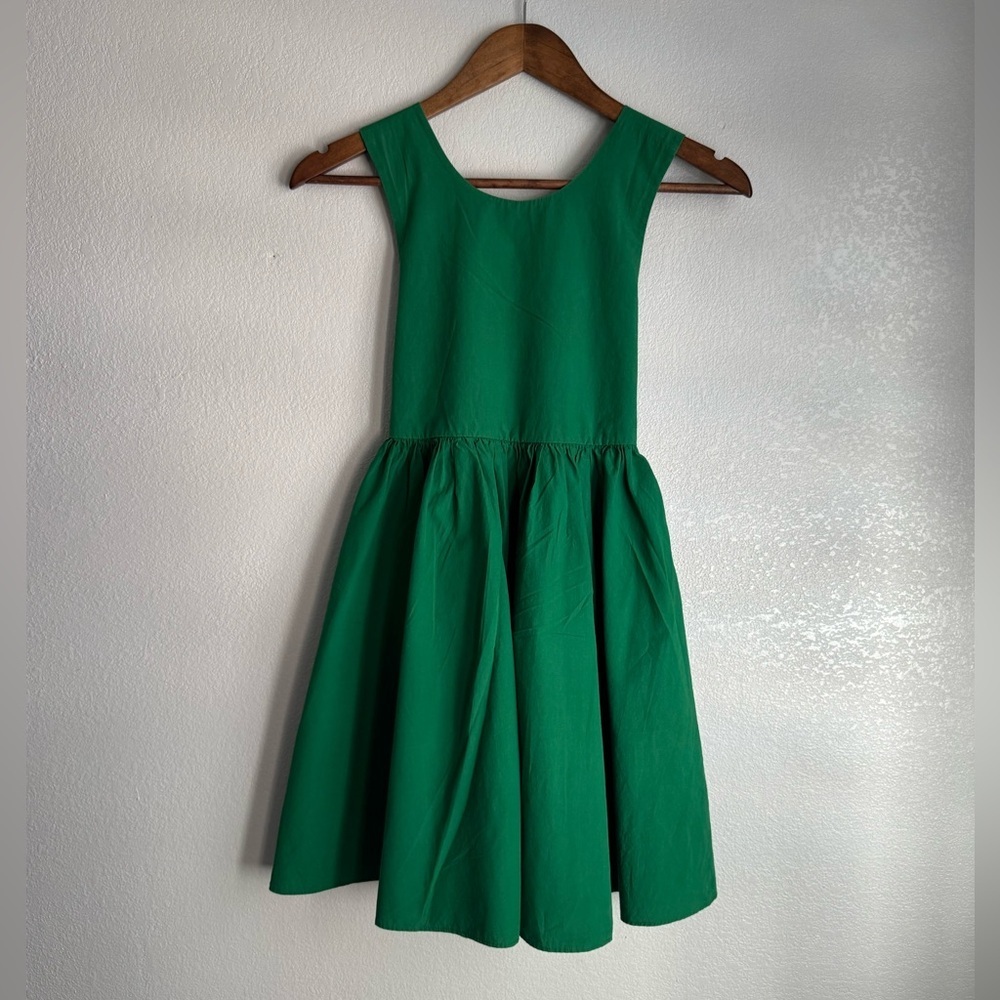 COS Vibrant Green Kids Dress Size 6-8y